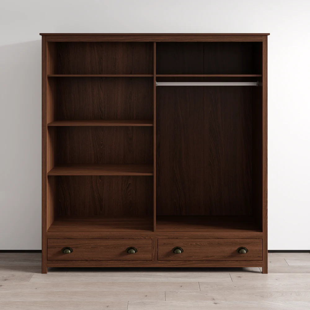 Topazio 4D2S Solid Wood Wardrobe - Image 26