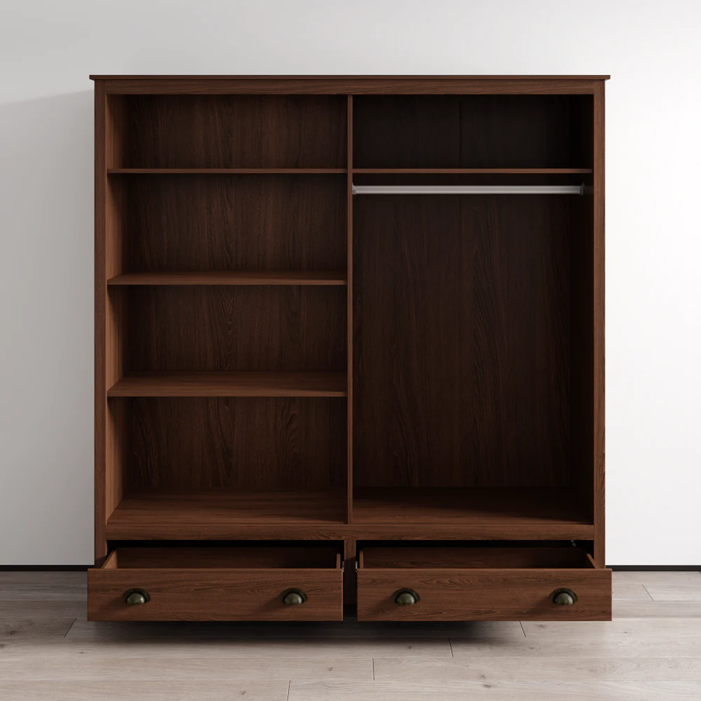 Topazio 4D2S Solid Wood Wardrobe - Image 27