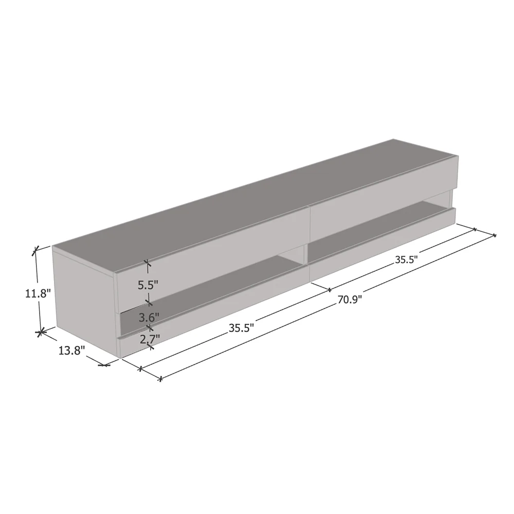 Vigo Floating TV Stand - Image 6
