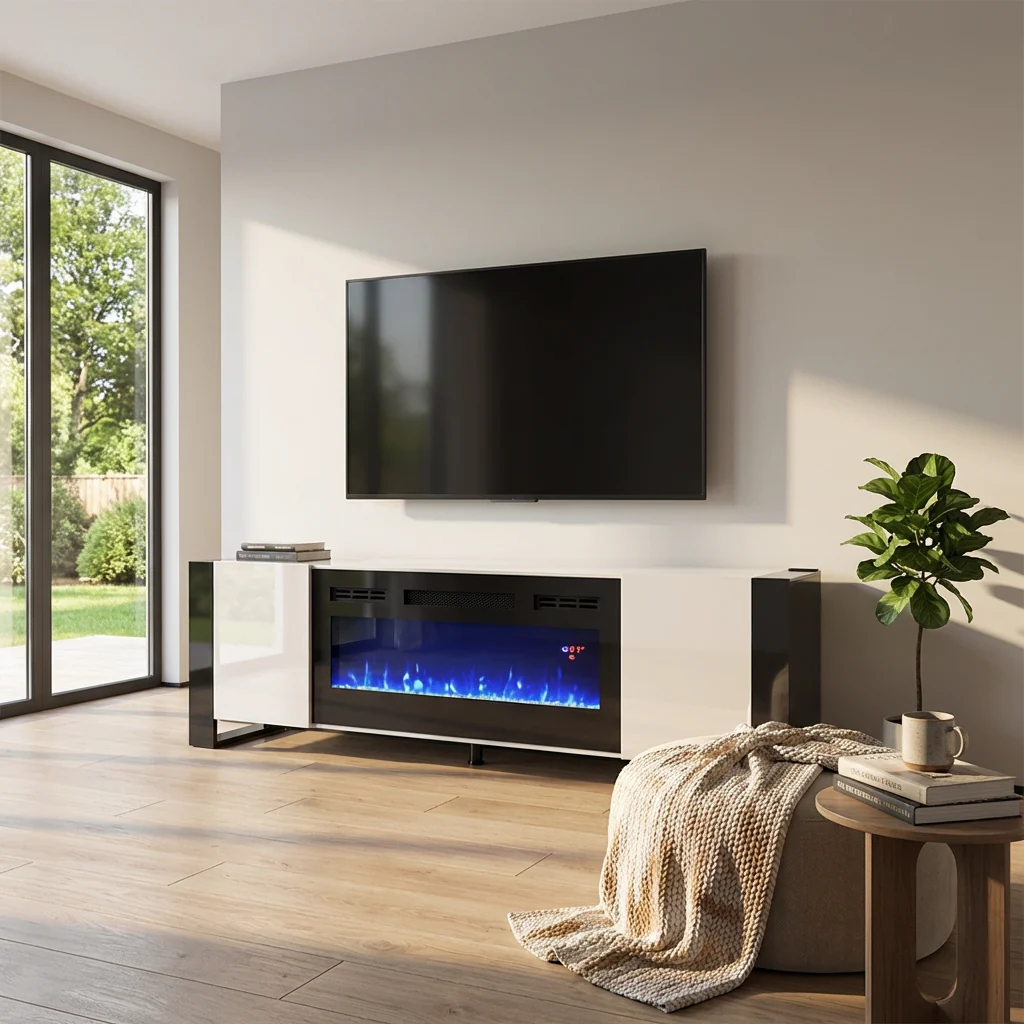 Woody BL-EF Fireplace TV Stand - Image 13