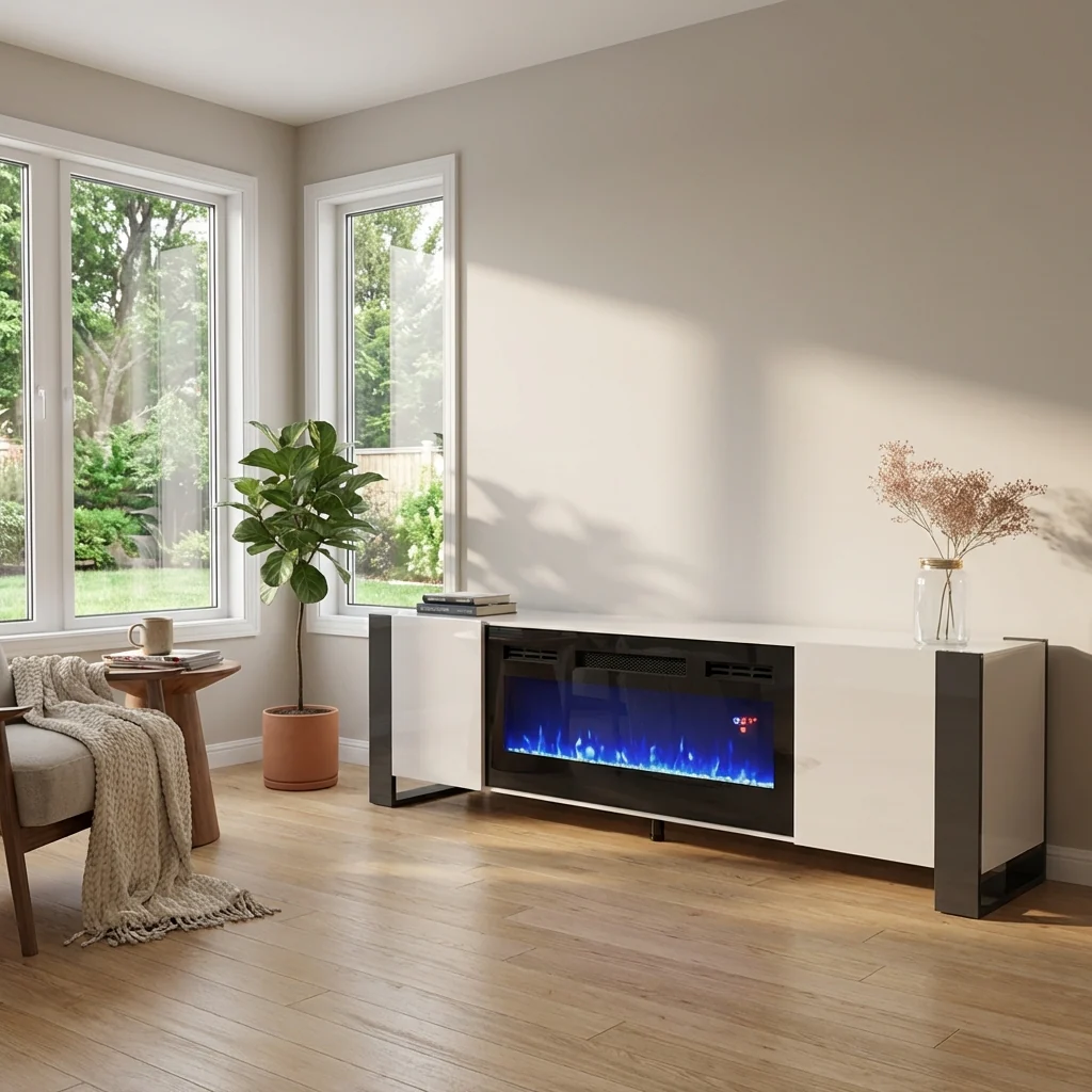 Woody BL-EF Fireplace TV Stand - Image 19