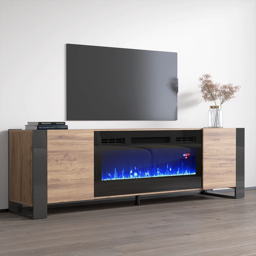 Woody BL-EF Fireplace TV Stand - Image 3