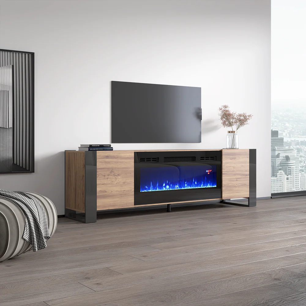 Woody BL-EF Fireplace TV Stand - Image 4