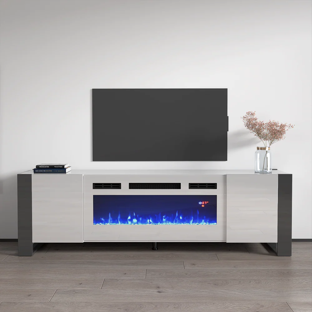 Woody WH-EF Fireplace TV Stand - Image 11