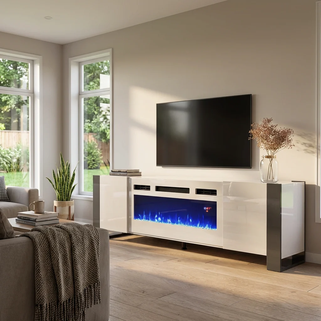 Woody WH-EF Fireplace TV Stand - Image 12