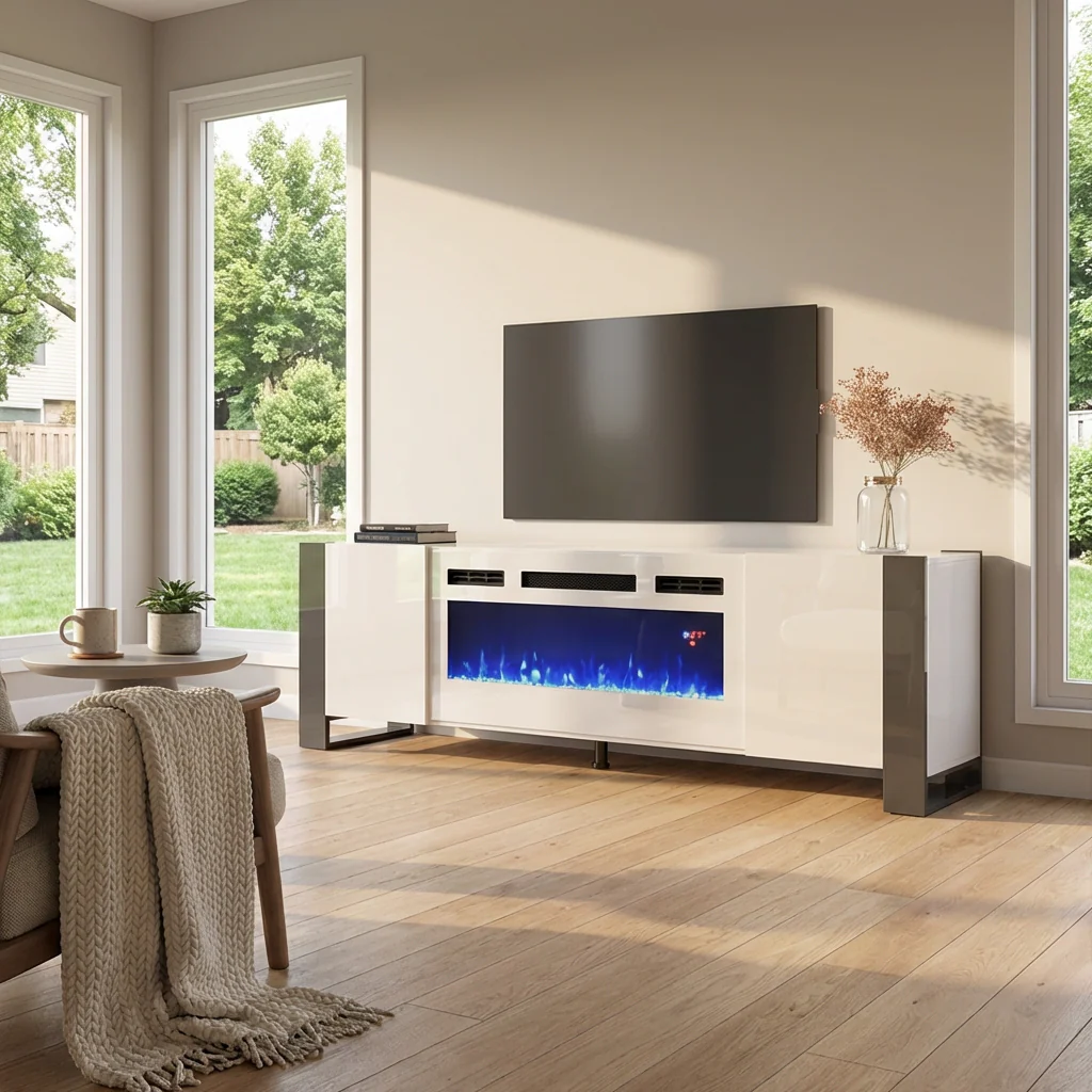 Woody WH-EF Fireplace TV Stand - Image 16