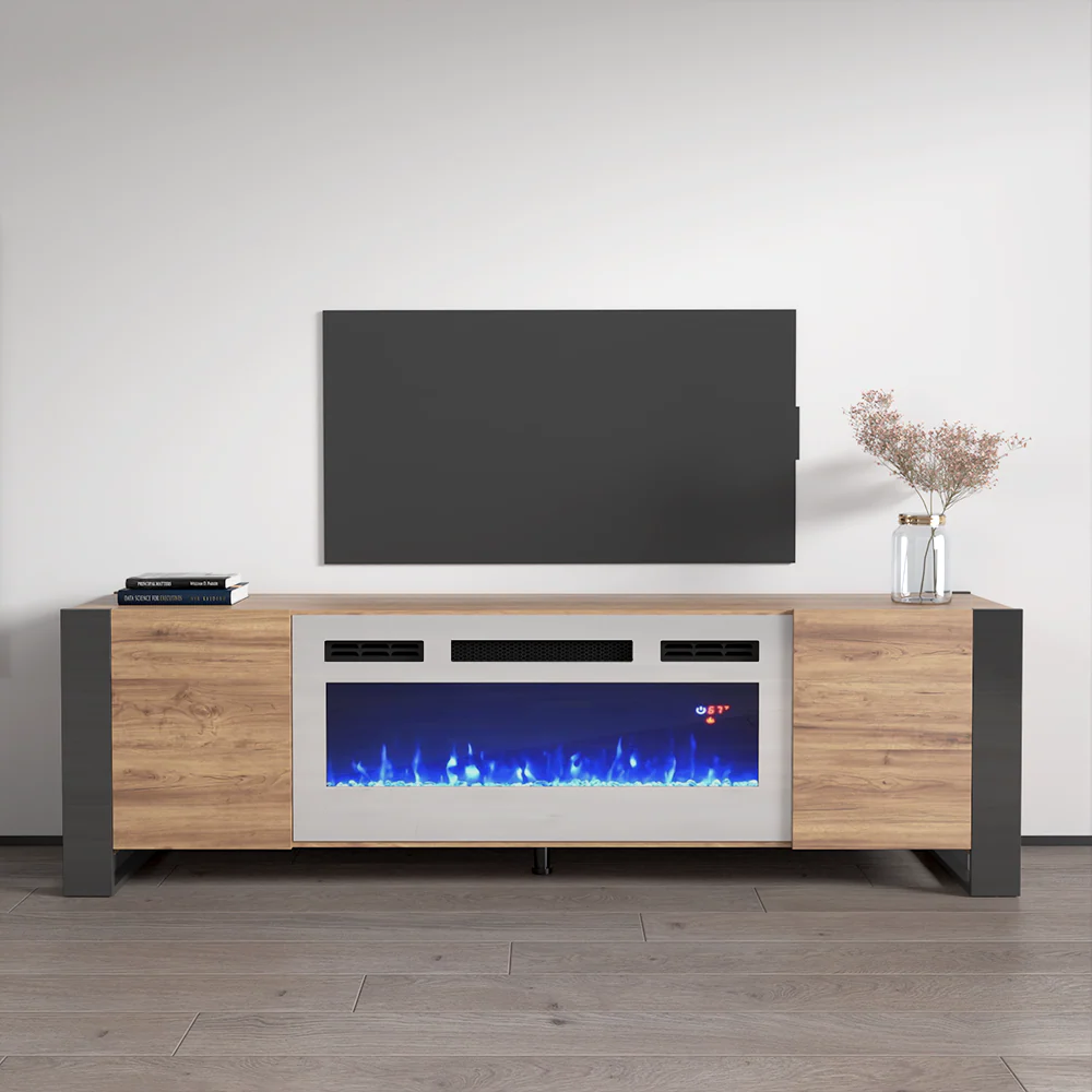 Woody WH-EF Fireplace TV Stand - Image 20