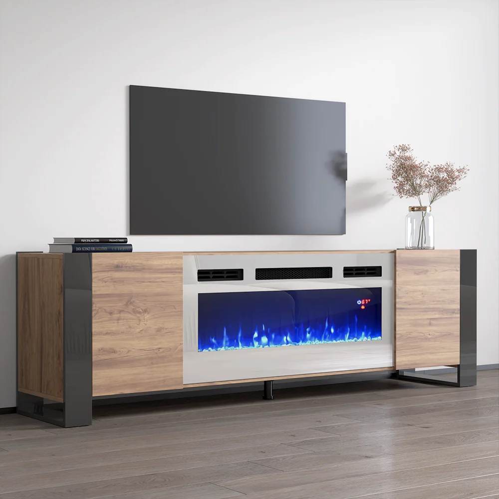 Woody WH-EF Fireplace TV Stand - Image 22