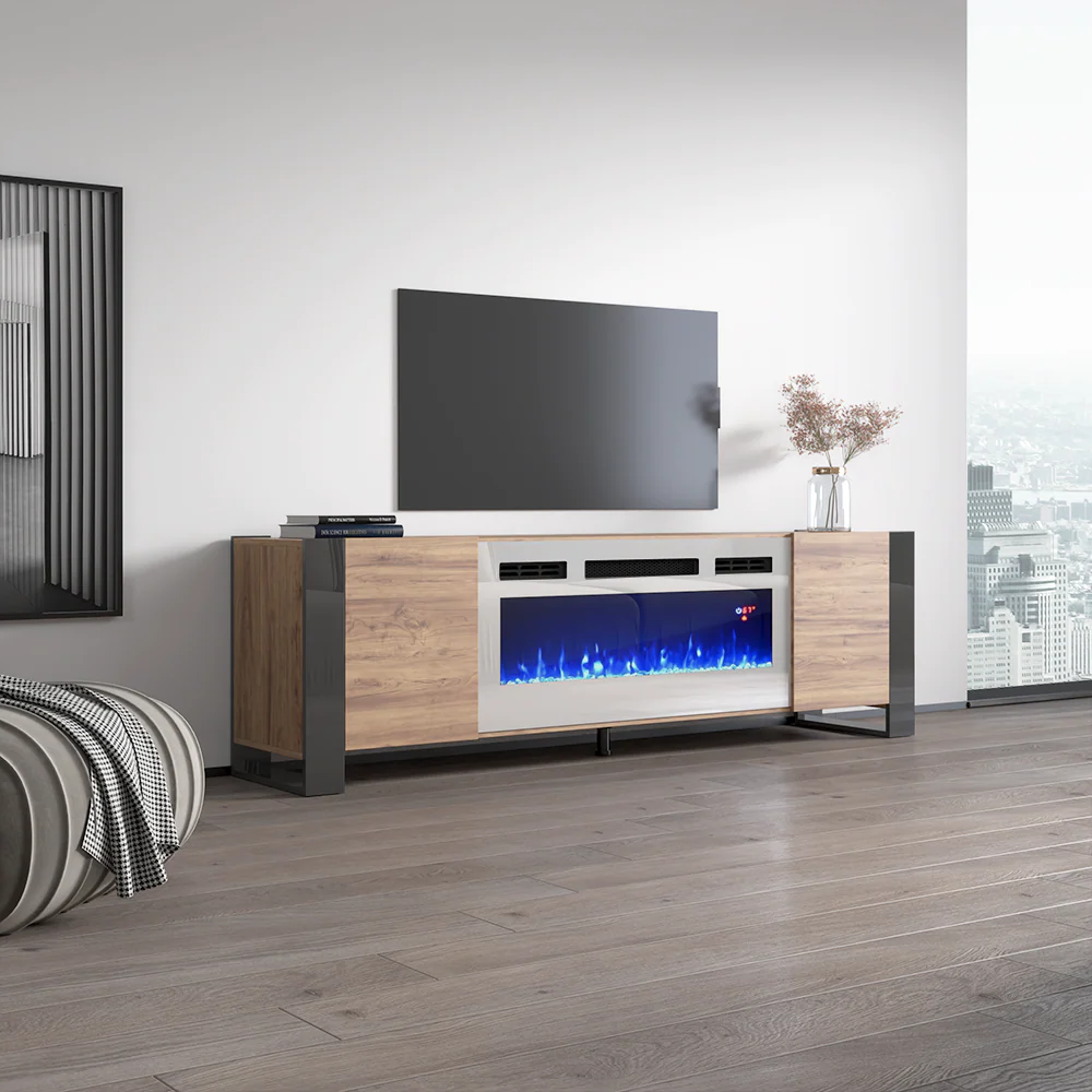 Woody WH-EF Fireplace TV Stand - Image 23