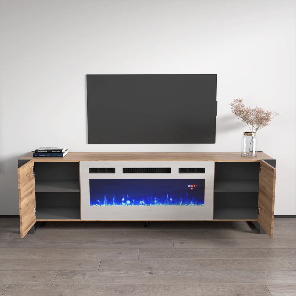 Woody WH-EF Fireplace TV Stand - Image 26