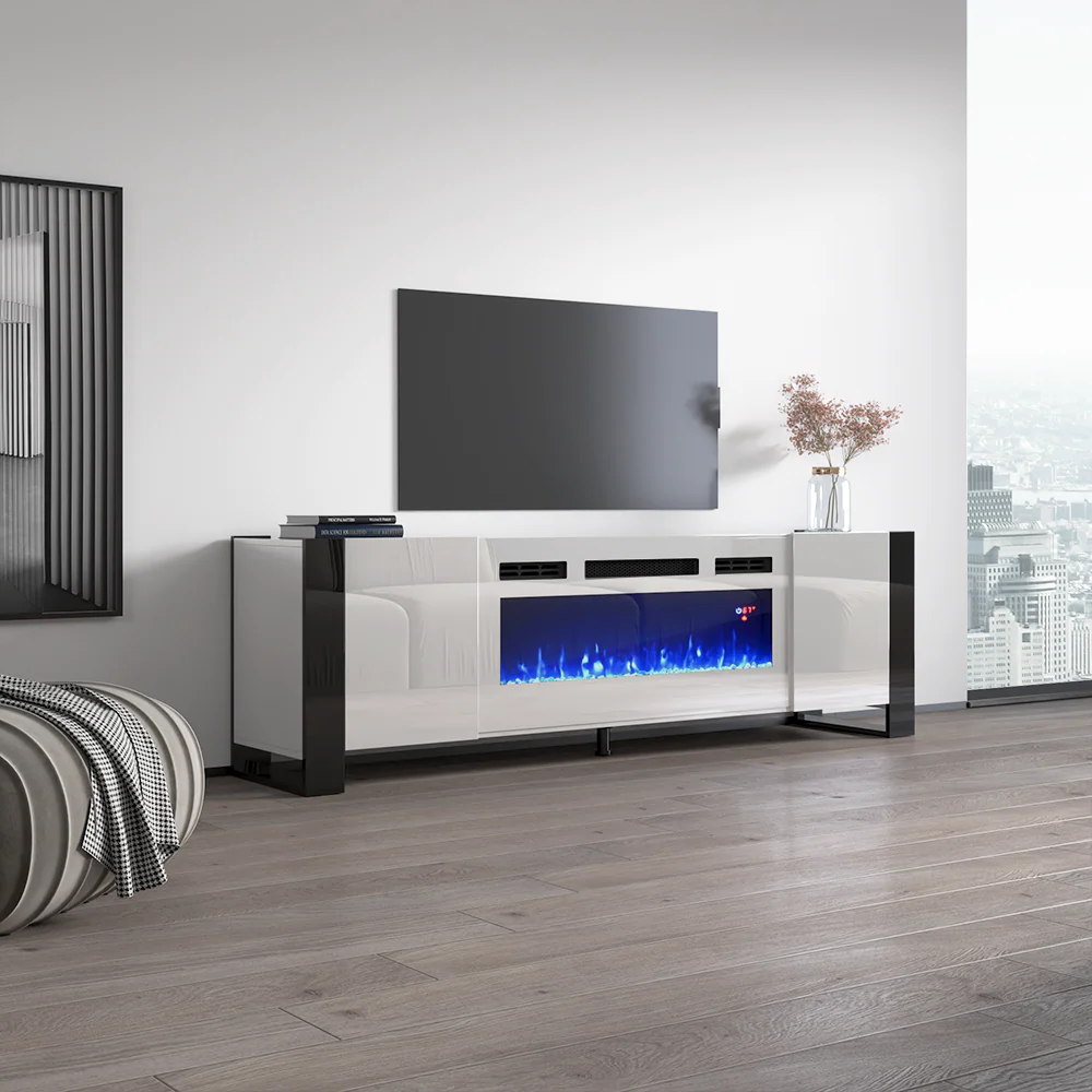 Woody WH-EF Fireplace TV Stand - Image 4