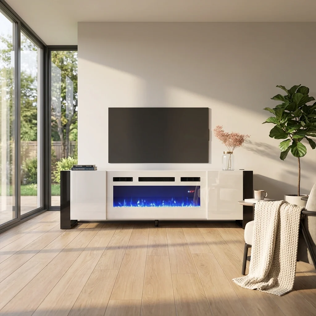 Woody WH-EF Fireplace TV Stand - Image 5
