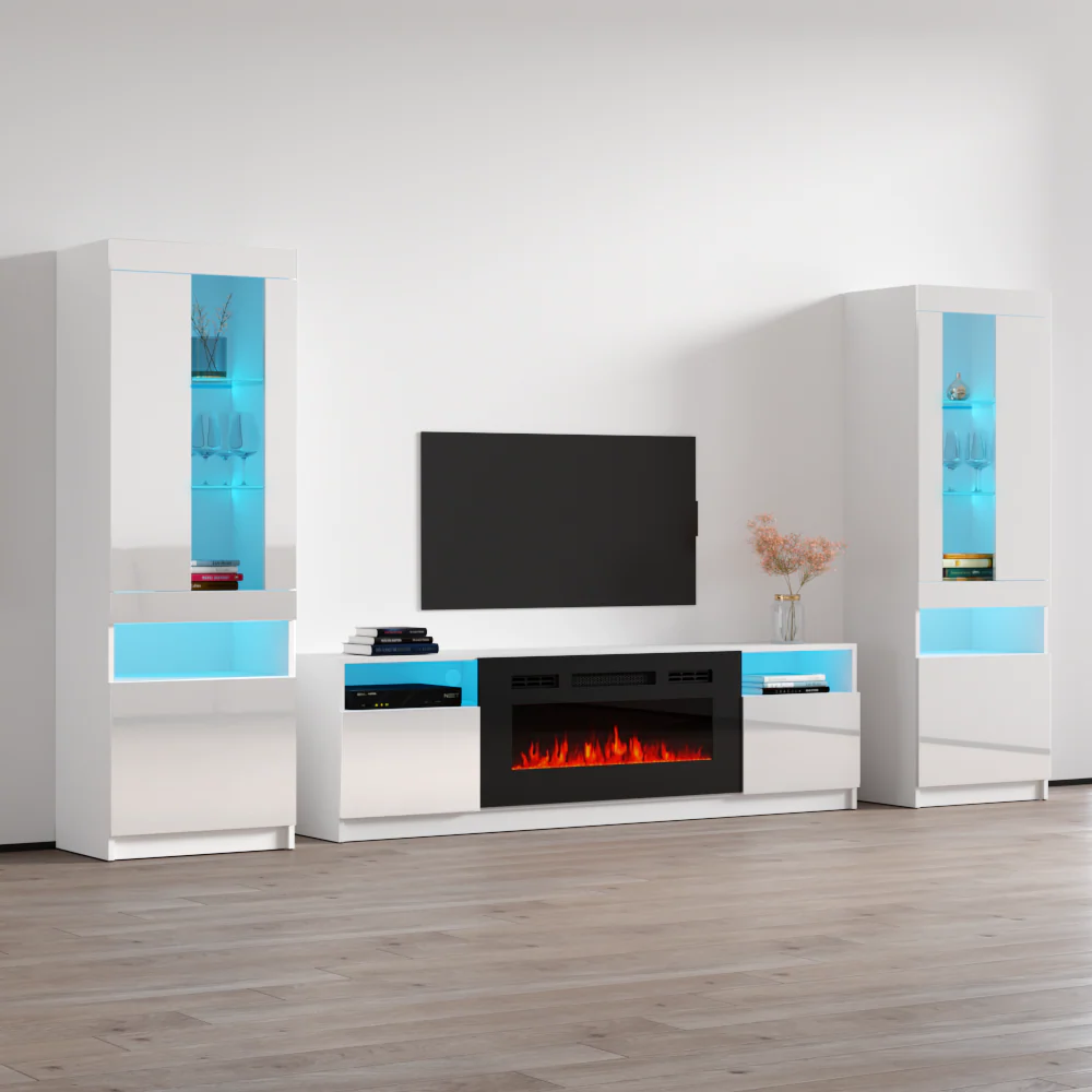 York 02 Fireplace Entertainment Center - Image 11