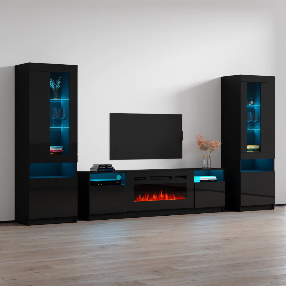 York 02 Fireplace Entertainment Center - Image 3