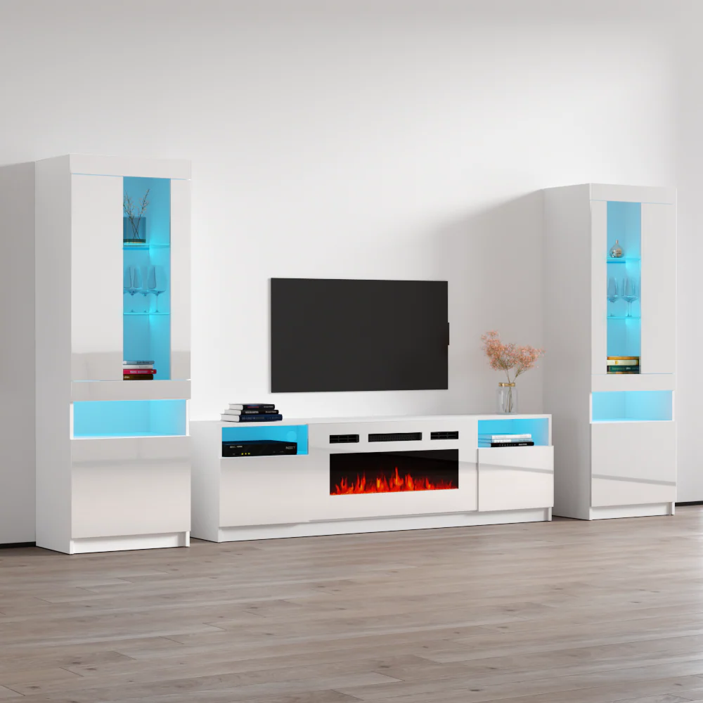 York WH02 Fireplace Entertainment Center - Image 3