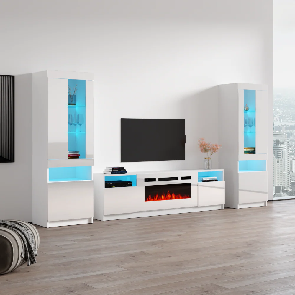 York WH02 Fireplace Entertainment Center - Image 4