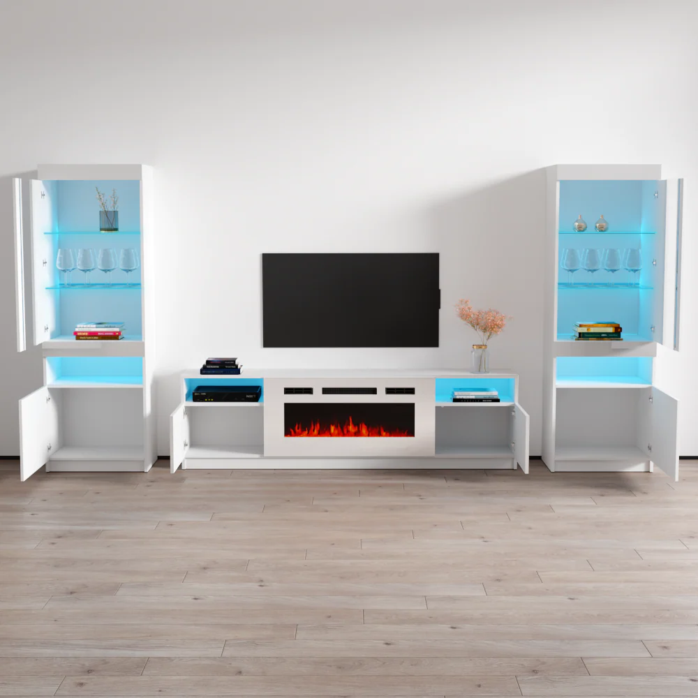 York WH02 Fireplace Entertainment Center - Image 6