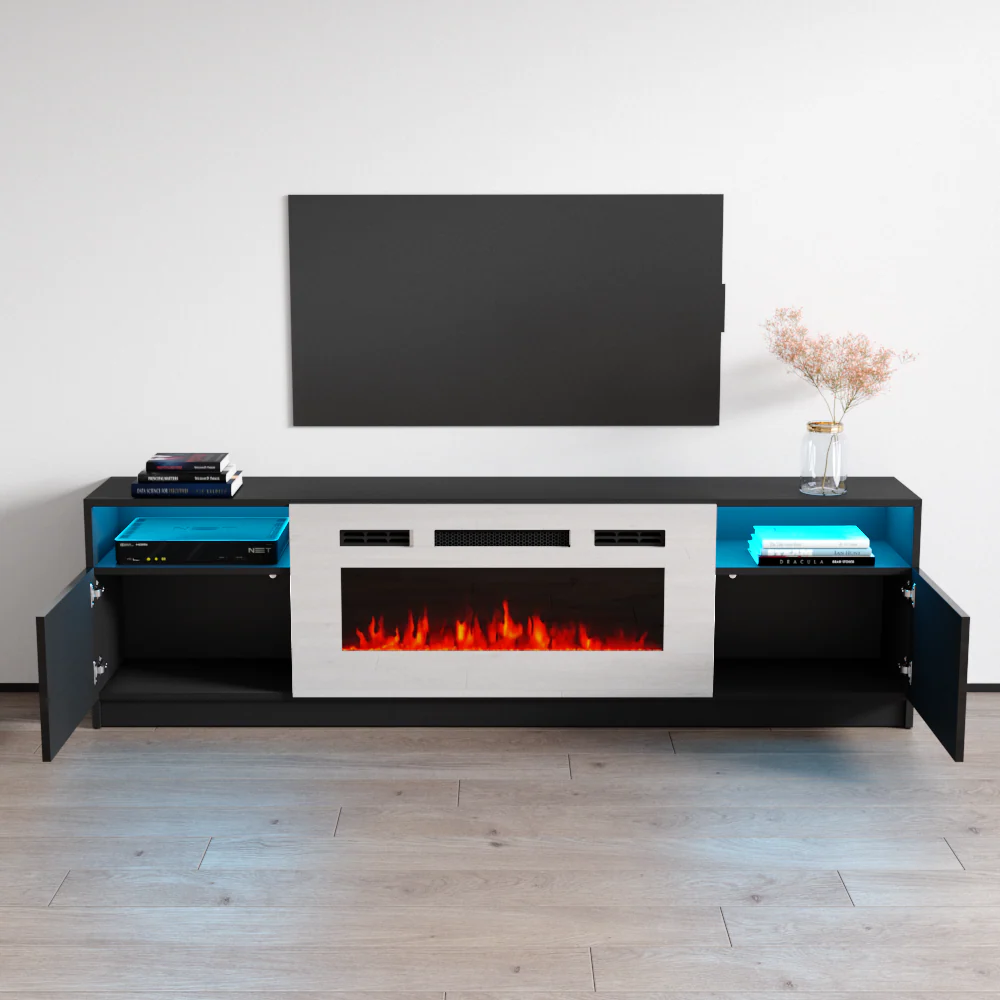 York WH02 Fireplace TV Stand - Image 13