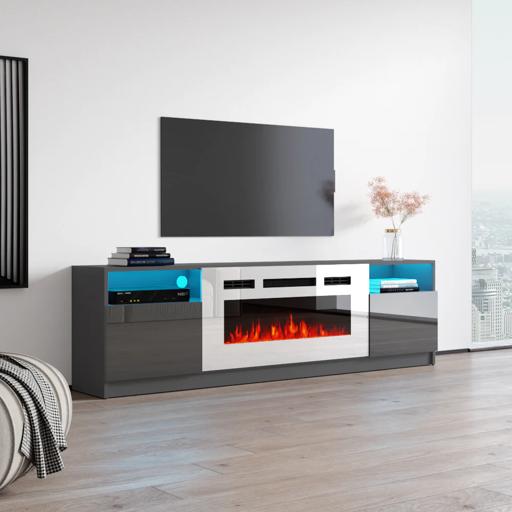York WH02 Fireplace TV Stand - Image 21