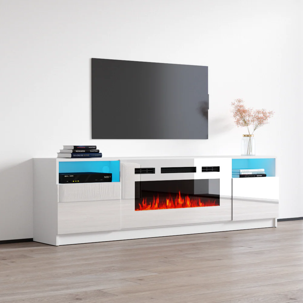 York WH02 Fireplace TV Stand - Image 3