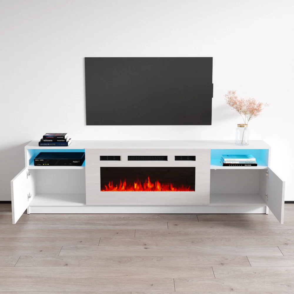 York WH02 Fireplace TV Stand - Image 5