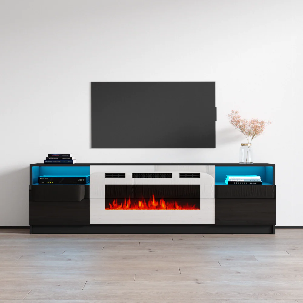 York WH02 Fireplace TV Stand - Image 9